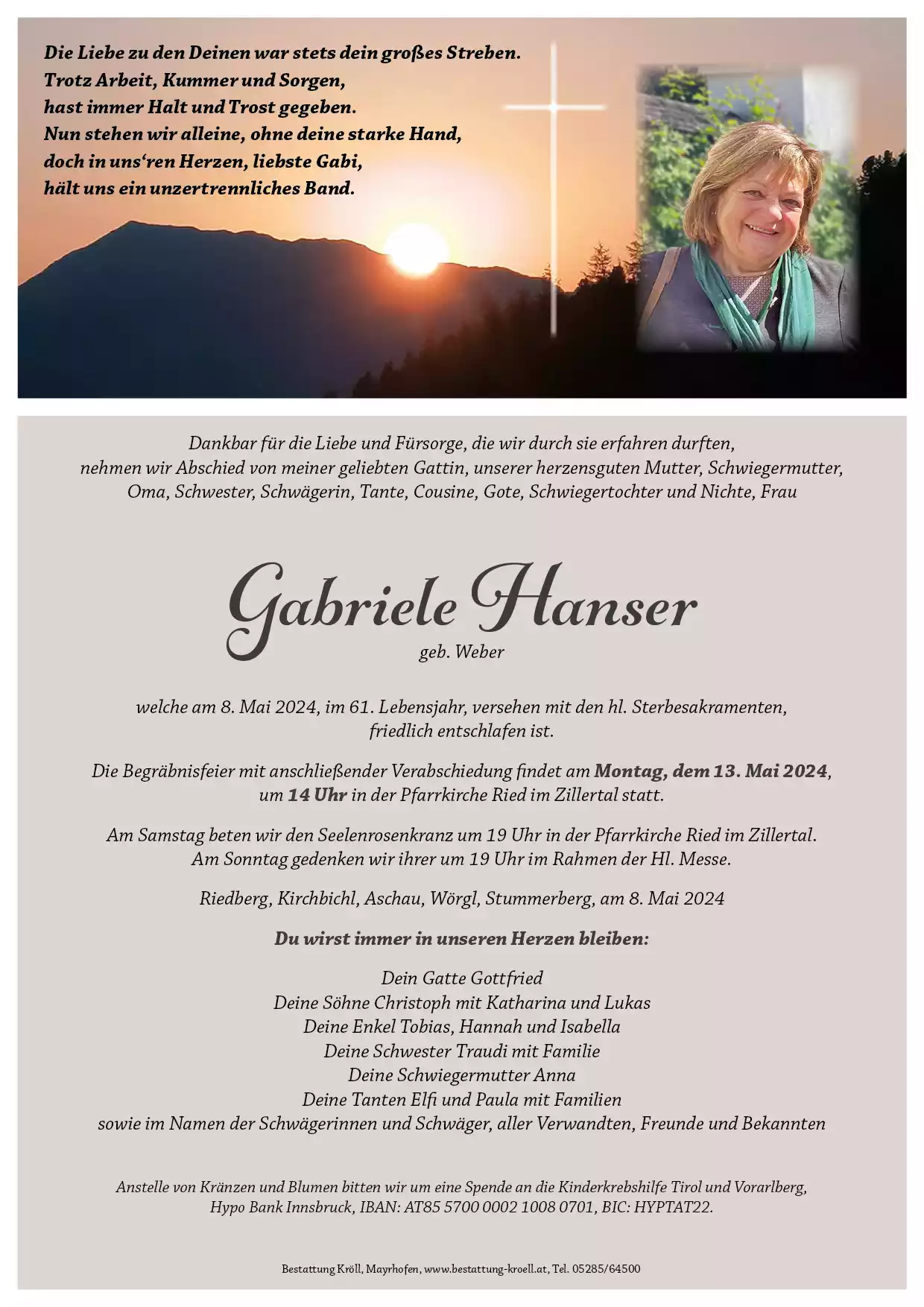 Parte von Gabriele Hanser